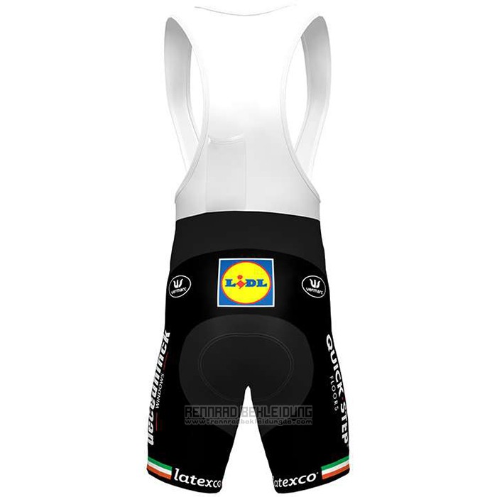 2020 Fahrradbekleidung Deceuninck Quick Step Champion Irland Trikot Kurzarm und Tragerhose - zum Schließen ins Bild klicken